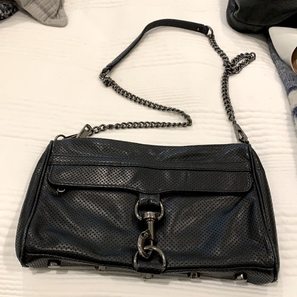 Rebecca Minkoff MAC black leather Cross body